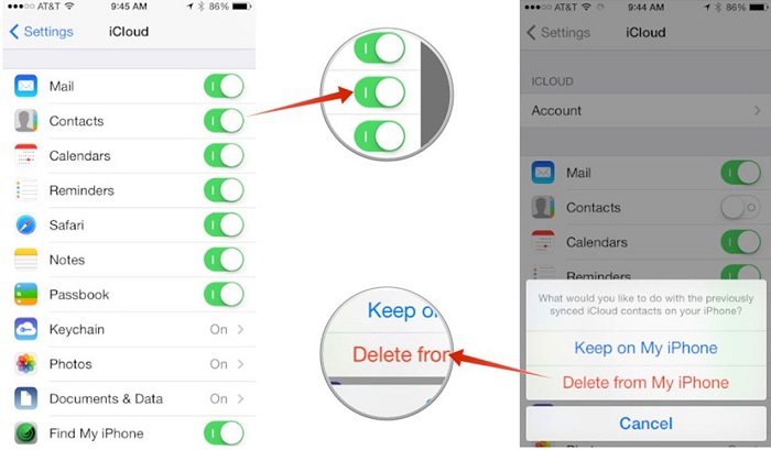 Recover Lost iPhone Contacts from iCloud Backup